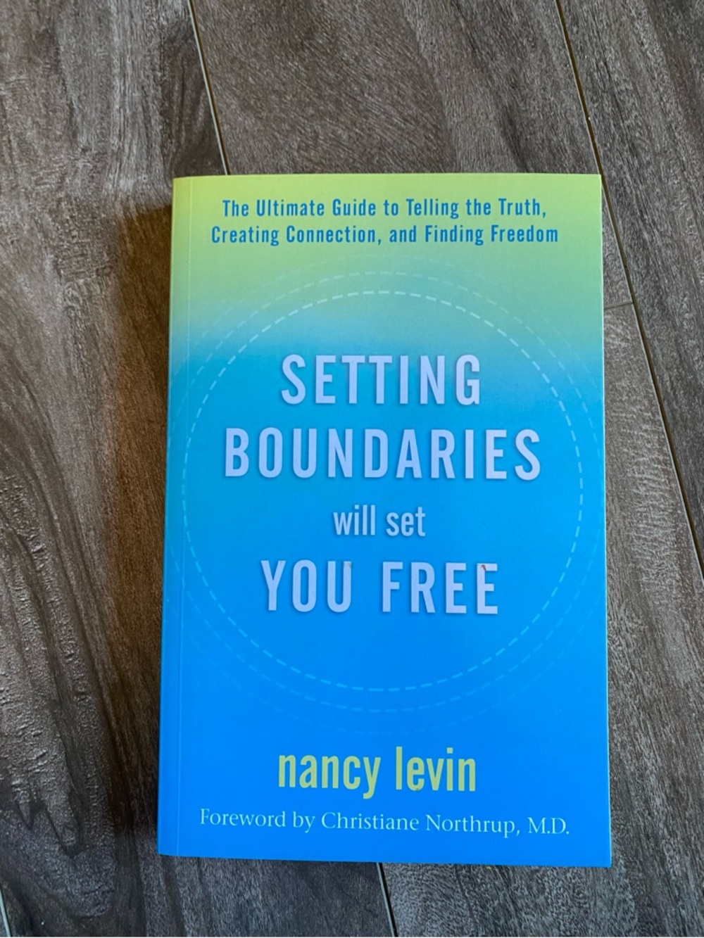 Setting Boundaries Will Set You Free by Nancy Levin - Blue/Green Paperback
